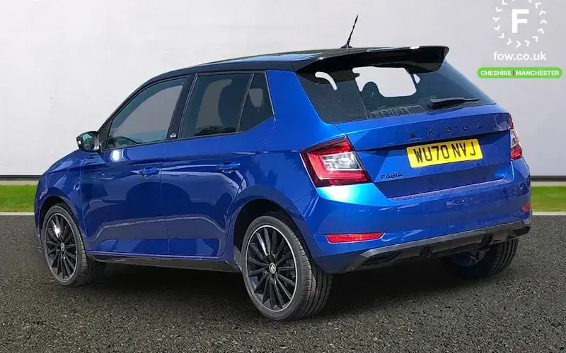 Used Skoda Fabia Monte Carlo 110 HP (80 kW) 2020 Blue Hatchback