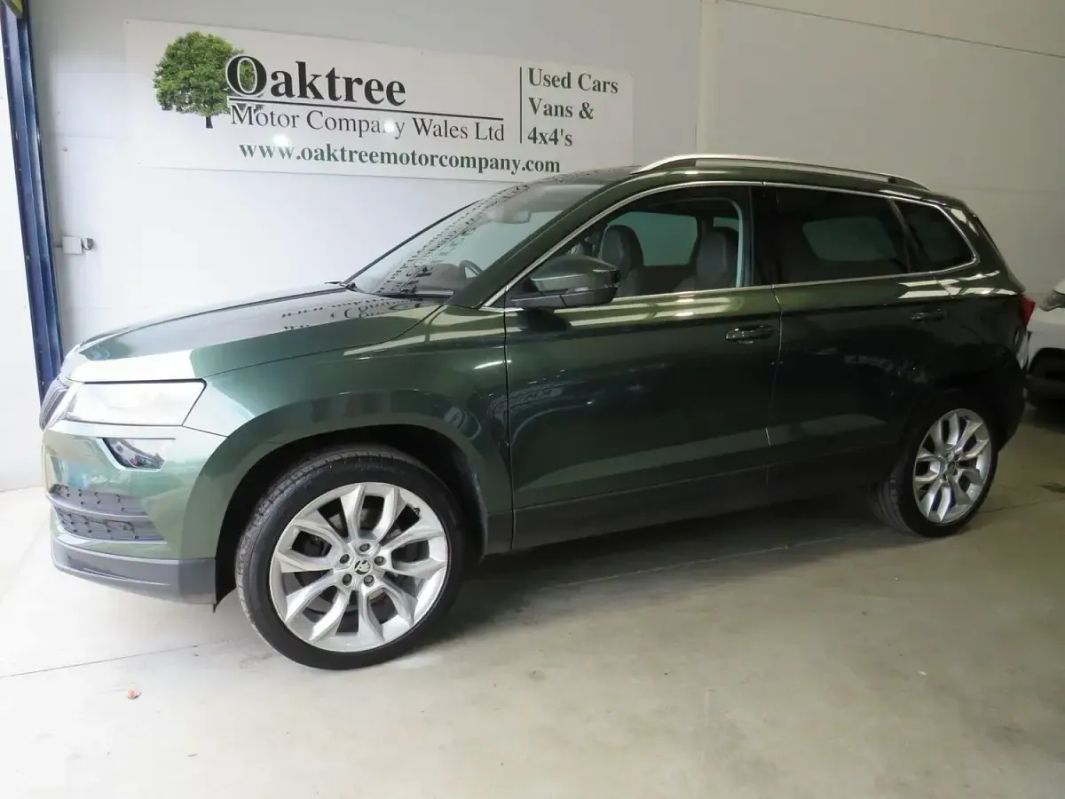 Used Skoda Karoq 150 HP (110 kW) 2018 Green SUV