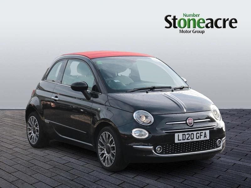 Black Used 2020 Fiat 500 Star Cabriolet | £10,995 (Expensive) - Image 1/2