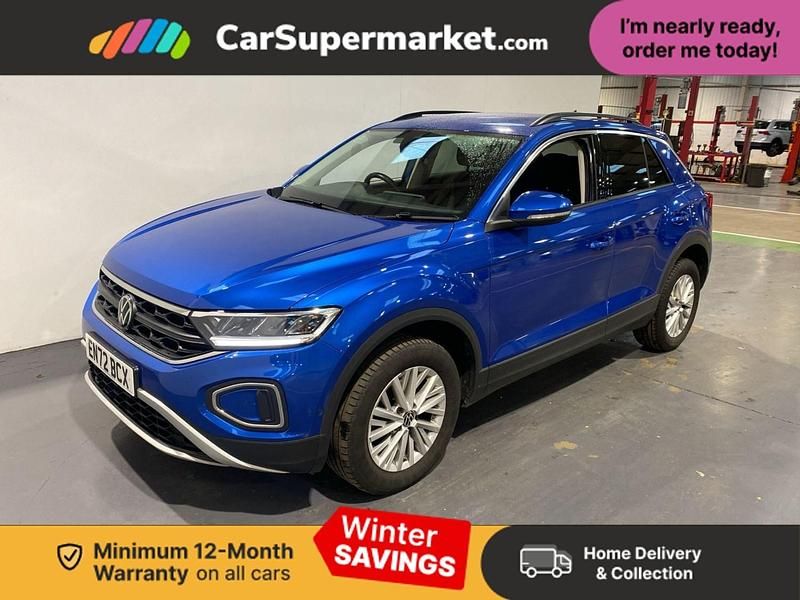 Blue Used 2023 VW T-Roc Life SUV | £18,197 (Fair price) - Image 1/3