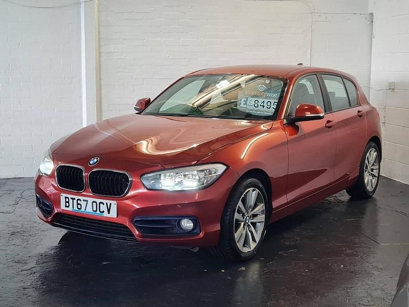 Used BMW 120 Sport Line 2017 Orange Hatchback