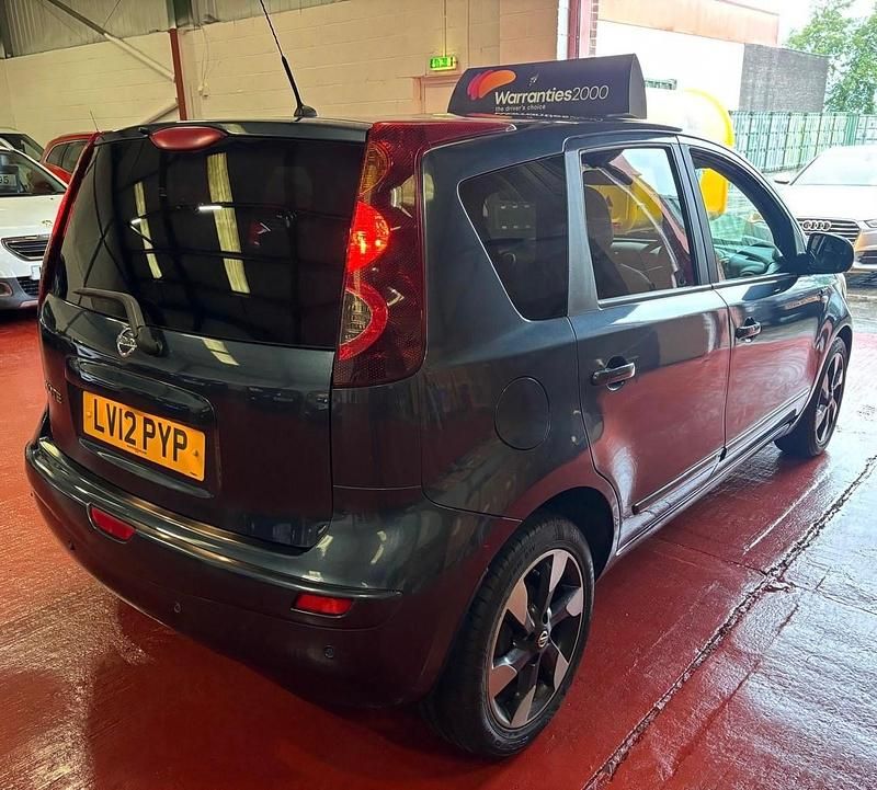 Begagnad Nissan Note N-TEC 87 HK (63 kW) 2012 Blå Halvkombi