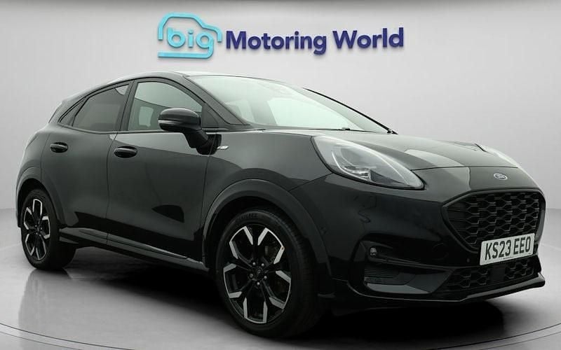 Black Used 2023 Ford Puma Gen-E ST-Line X Hatchback | £14,900 (Fair price) - Image 1/4