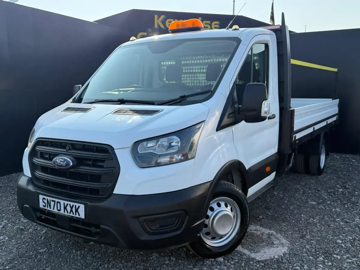 Used Ford Transit S 130 HP (95 kW) 2020 White Cabriolet