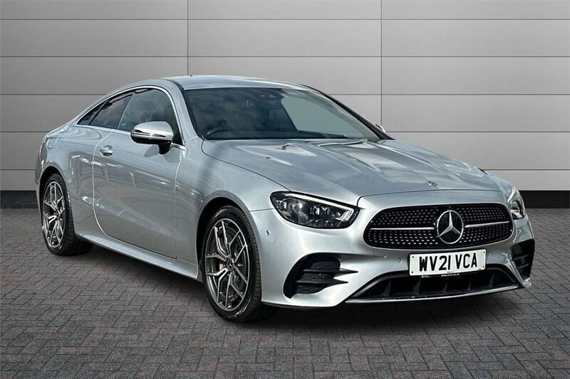 Silver Used 2021 Mercedes E220 AMG Line Premium Coupe | £27,195 (Fair price) - Image 1/4