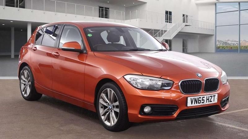 Used BMW 116 Sport Line 2015 Orange Hatchback