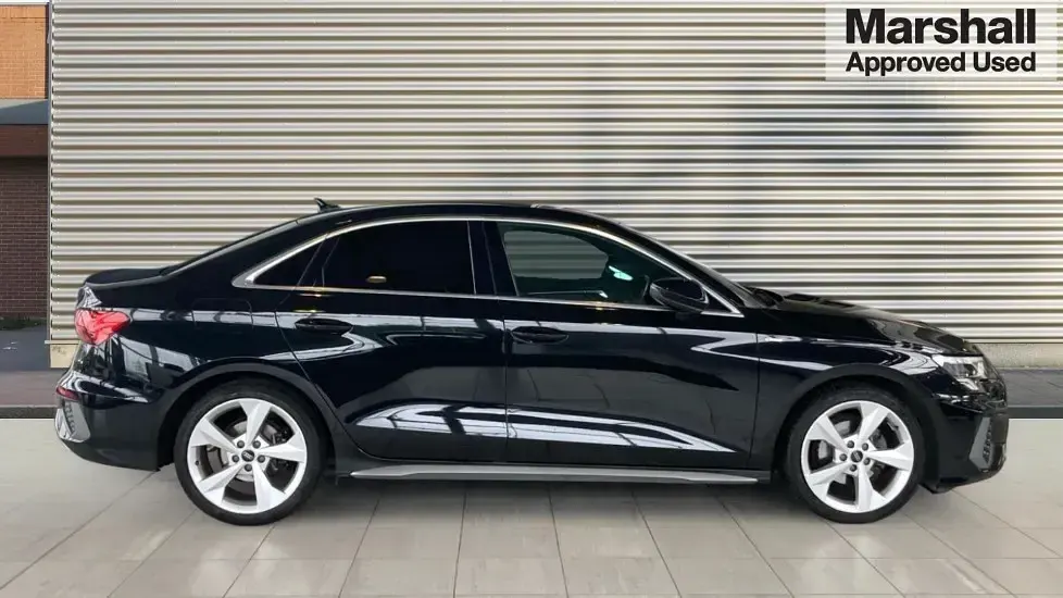 Used Audi A3 S-Line 150 HP (110 kW) 2023 Black Sedan