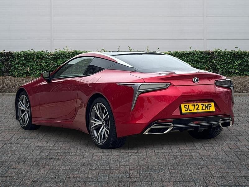 Begagnad Lexus LC 500 2023 Röd Sportkupé