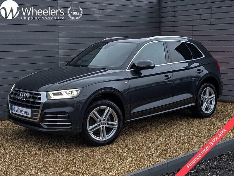 Grey Used 2019 Audi Q5 S-Line SUV | £19,995 (Good price) - Image 1/3