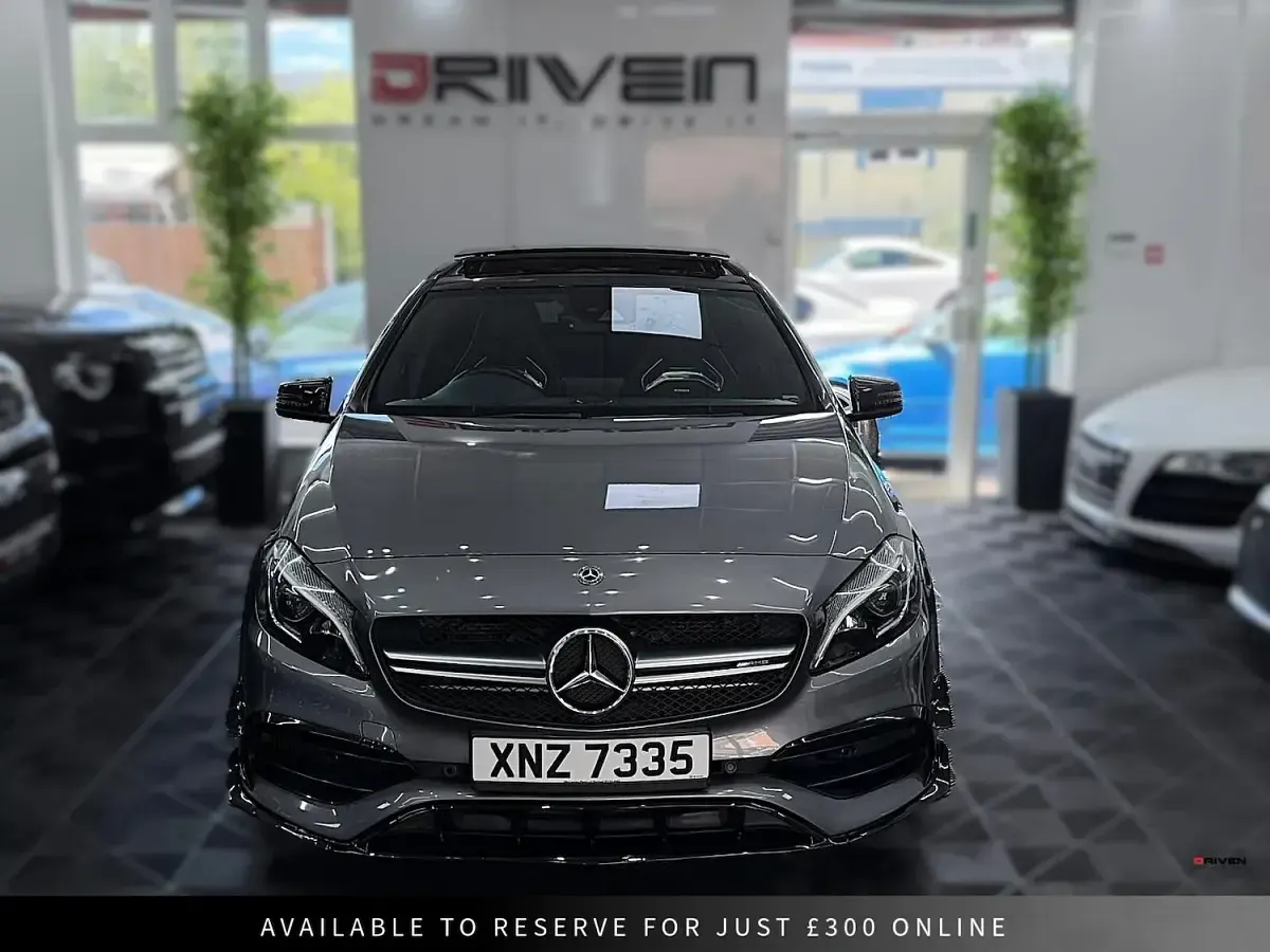 Used Mercedes A45 AMG Premium 375 HP (275 kW) 2018 Grey Hatchback