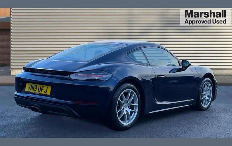 Used Porsche Cayman 296 HP (217 kW) 2019 Blue Coupe