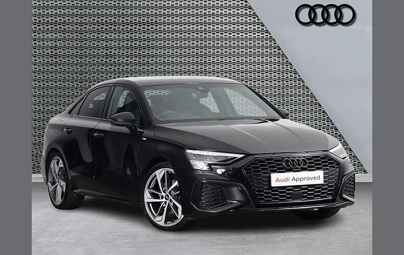 Used Audi A3 Black Edition 150 HP (110 kW) 2024 Black Sedan