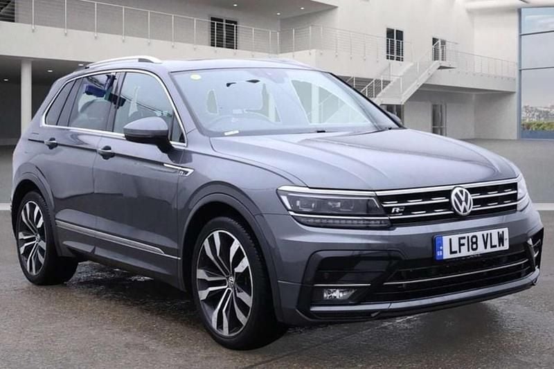 Grey Used 2018 VW Tiguan R-line SUV | £20,150 (Good price) - Image 1/1