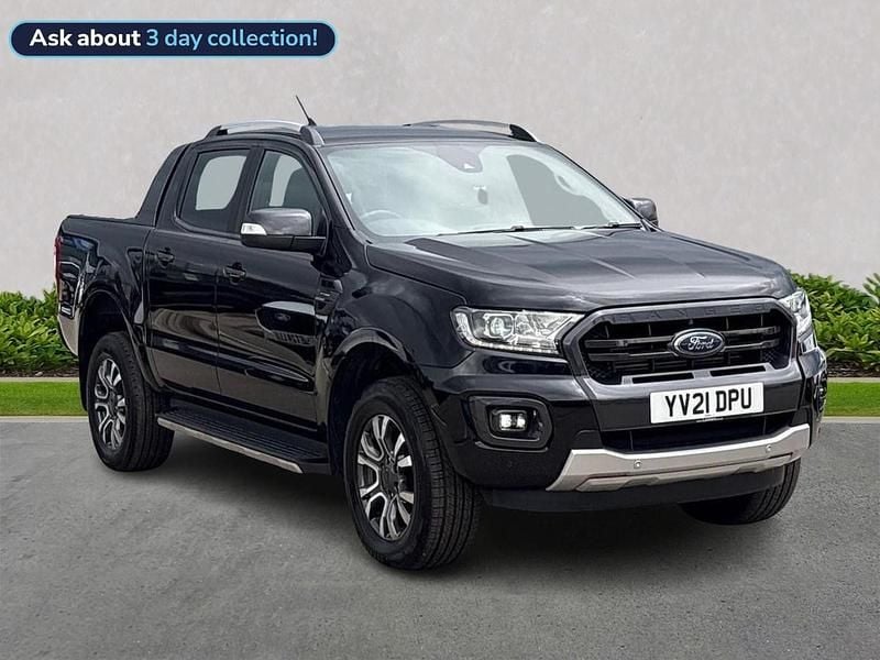 Black Used 2021 Ford Ranger Wildtrack Pickup | £19,500 (Super price) - Image 1/1