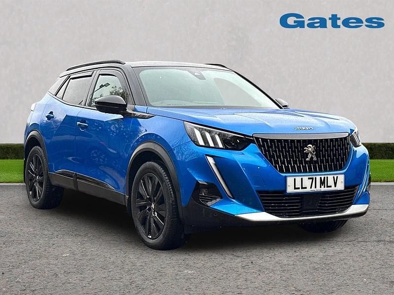 Blue Used 2021 Peugeot 2008 Premium SUV | £15,699 (Fair price) - Image 1/4