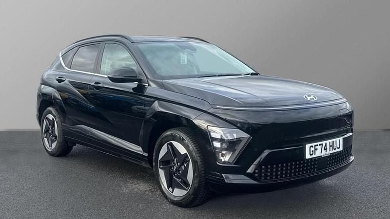 Abyss black Used 2024 Hyundai Kona Advanced SUV | £22,209 (Fair price) - Image 1/4