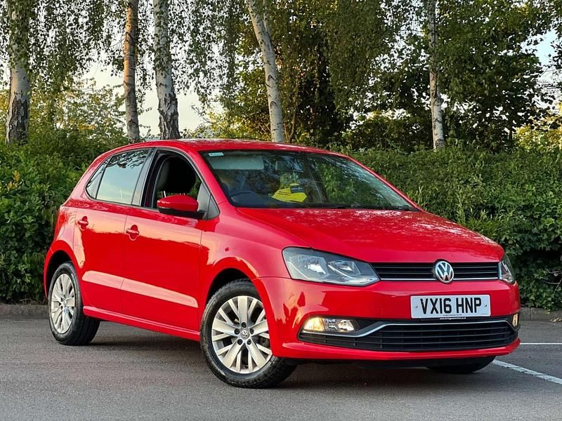 Red Used 2016 VW Polo SE Hatchback | £8,495 (Fair price) - Image 1/4