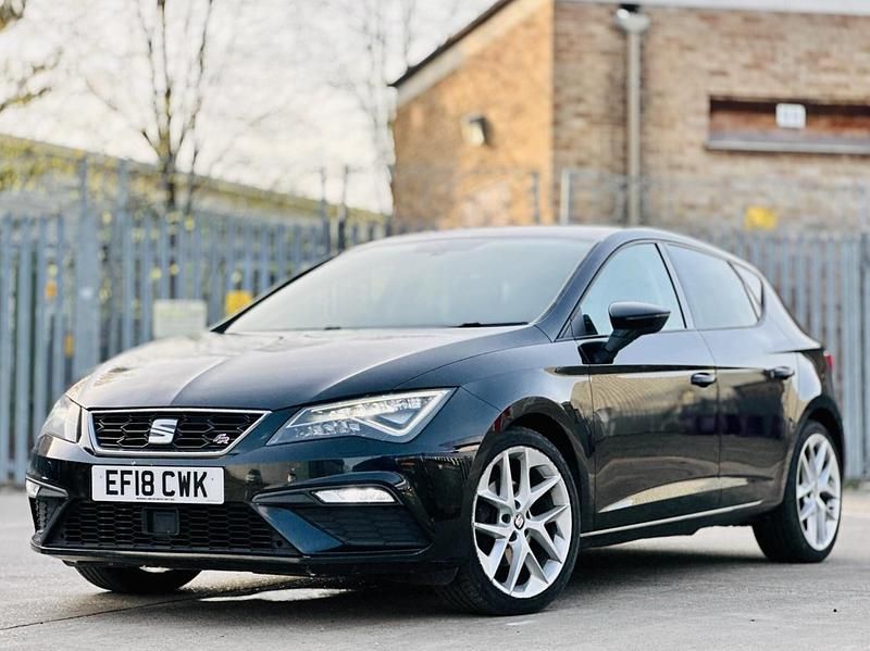 Used Seat Leon FR 125 HP (91 kW) 2018 Black Hatchback