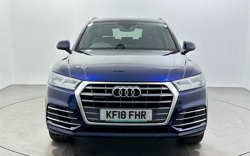 Used Audi Q5 S-Line 190 HP (139 kW) 2018 Blue SUV
