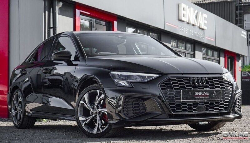 Black Used 2023 Audi A3 S-Line Sedan | £28,995 - Image 1/4