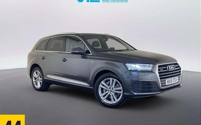 Used Audi Q7 S-Line 218 HP (160 kW) 2018 Grey SUV