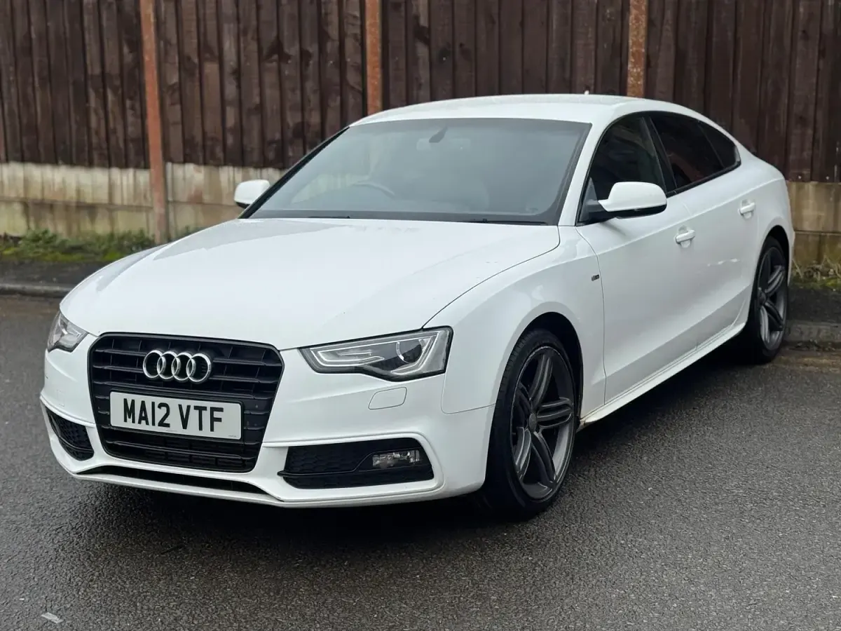 Used Audi A5 Sportback S-Line 2012 White Hatchback