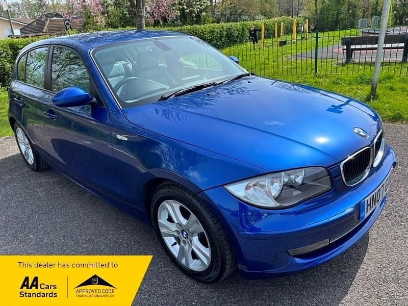 Used BMW 120 177 HP (130 kW) 2007 Blue Hatchback