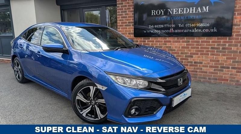 Blue Used 2019 Honda Civic SR Hatchback | £11,490 (Fair price) - Image 1/2