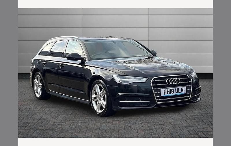 Used Audi A6 S-Line 190 HP (139 kW) 2018 Black Estate