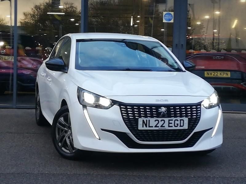 White Used 2022 Peugeot 208 Active Premium Hatchback | £11,498 (A bit pricey) - Image 1/4