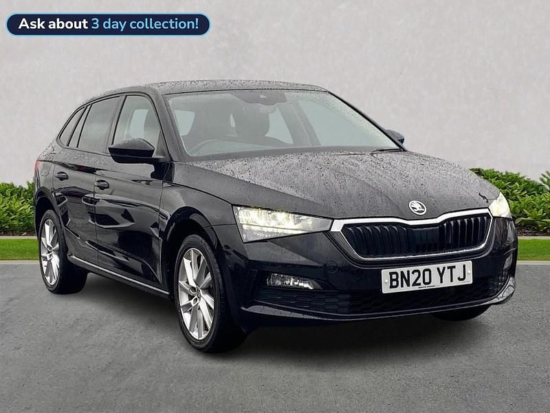 Used Skoda Scala SE L 115 HP (84 kW) 2020 Black Hatchback