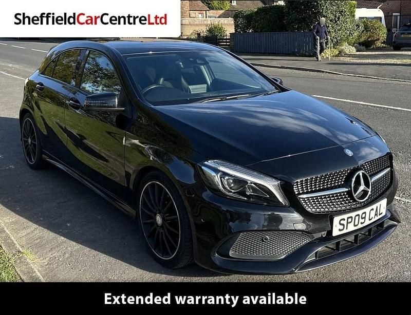 Black Used 2015 Mercedes A180 AMG line Hatchback | £9,995 (A bit pricey) - Image 1/3