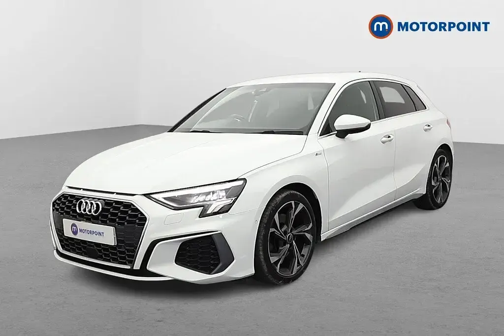 Used Audi A3 S-Line 2021 White Sedan