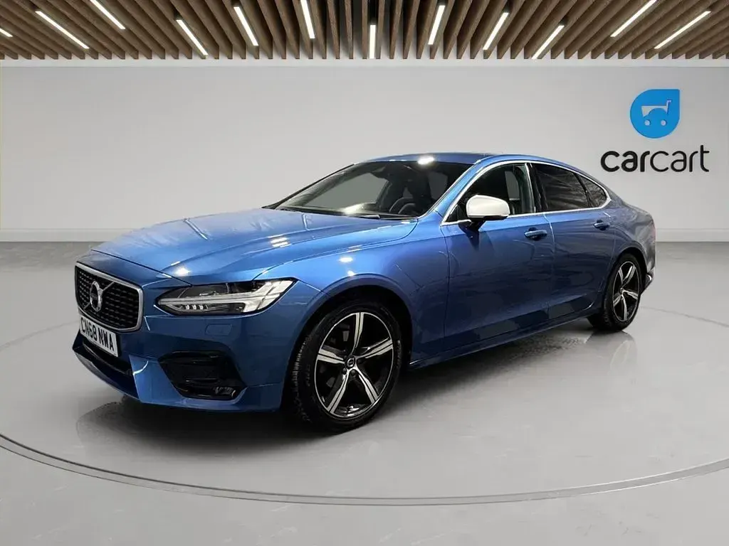 Used Volvo S90 R-Design 190 HP (139 kW) 2018 Blue Sedan