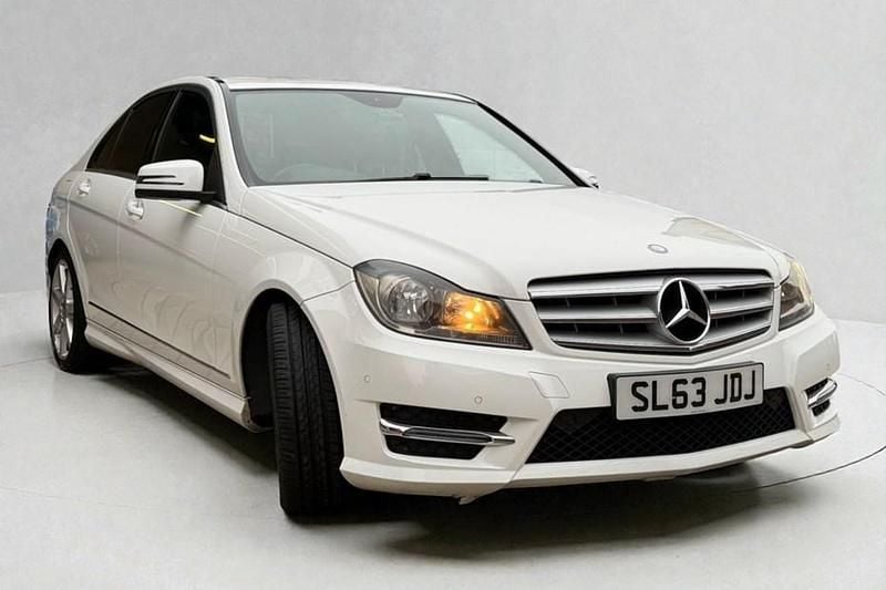 White Used 2013 Mercedes C180 AMG Sedan | £5,495 (Fair price) - Image 1/1