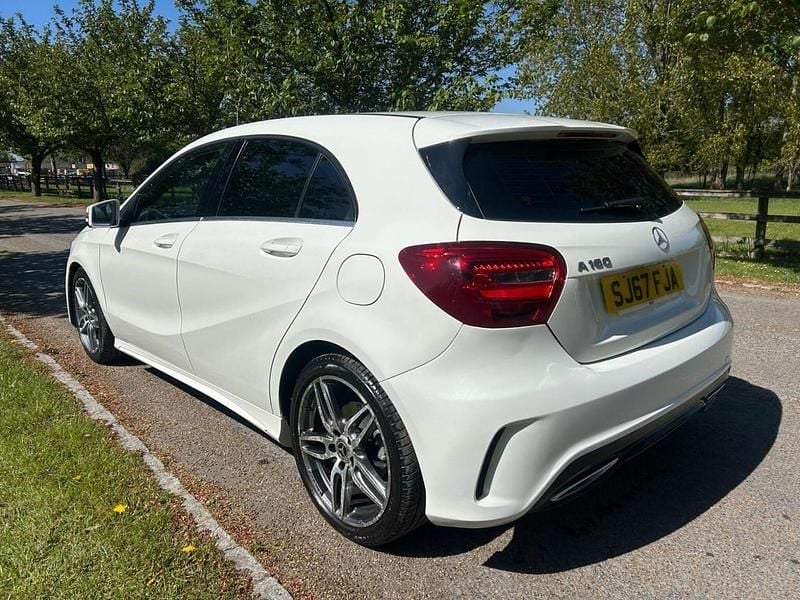 Used Mercedes A160 AMG line 2017 White Hatchback