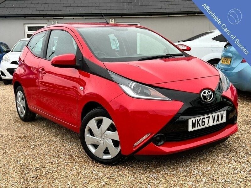 Red Used 2017 Toyota Aygo X-play Hatchback | £9,695 (Fair price) - Image 1/4