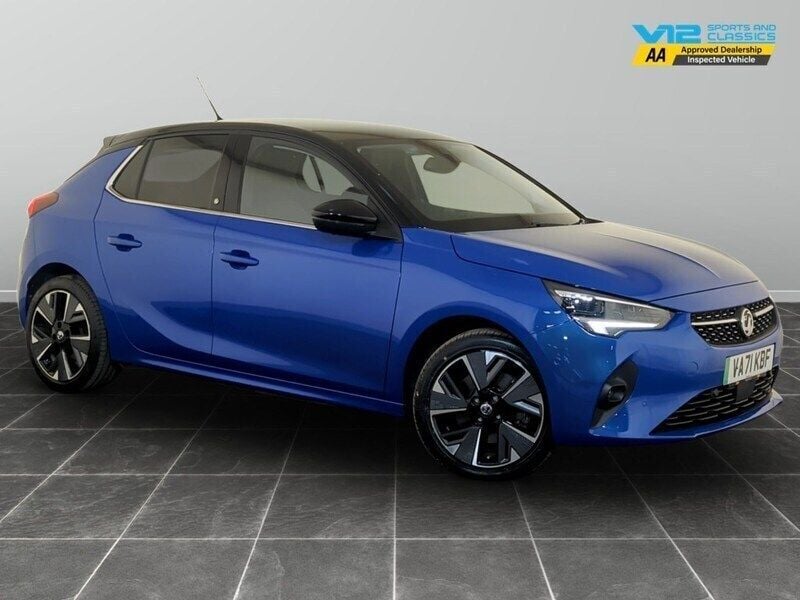 Blue Used 2022 Vauxhall Corsa-e Elite Hatchback | £10,395 (Good price) - Image 1/2