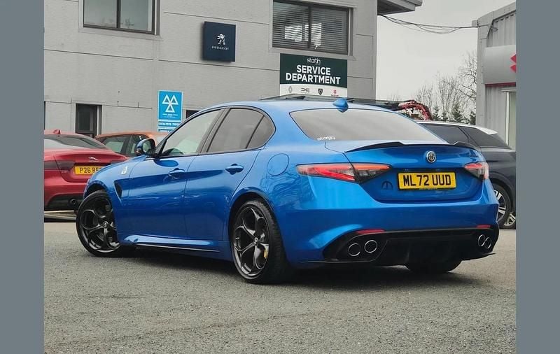 Used Alfa Romeo Giulia Quadrifoglio 510 HP (375 kW) 2022 Blue Sedan