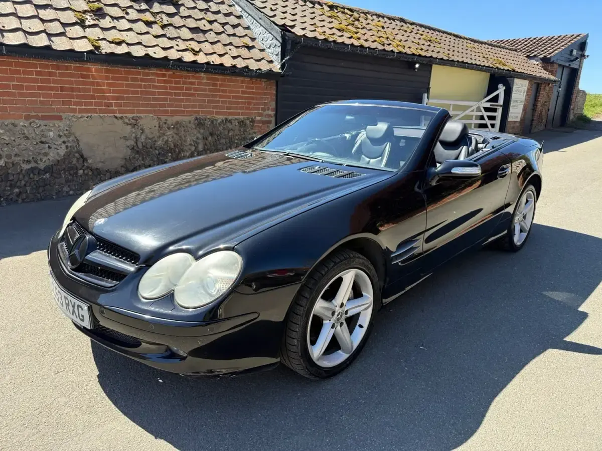 Used Mercedes SL500 2003 Black Cabriolet