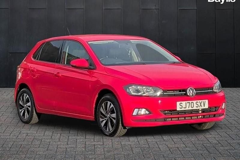 Used VW Polo Match 95 HP (69 kW) 2020 Red Hatchback