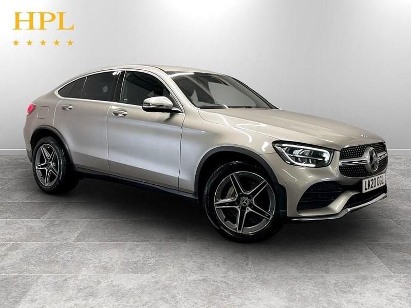 Used Mercedes GLC220 AMG line 194 HP (142 kW) 2020 Silver Coupe