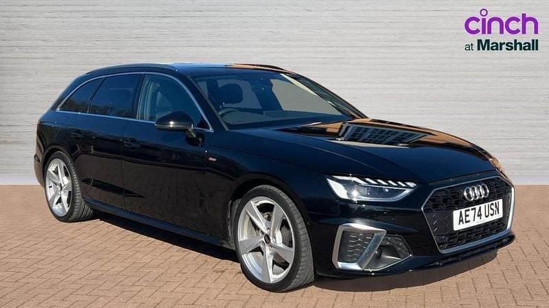 Used Audi A4 S-Line 150 HP (110 kW) 2024 Black Estate