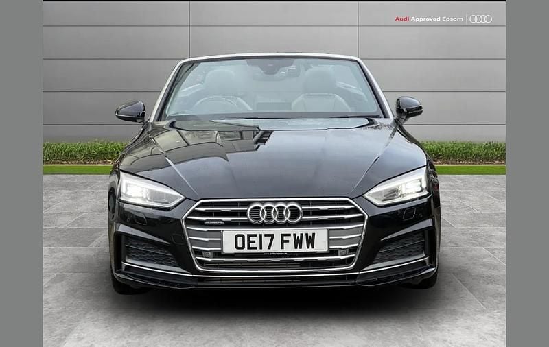 Used Audi A5 Cabriolet S-Line 252 HP (185 kW) 2017 Black Cabriolet