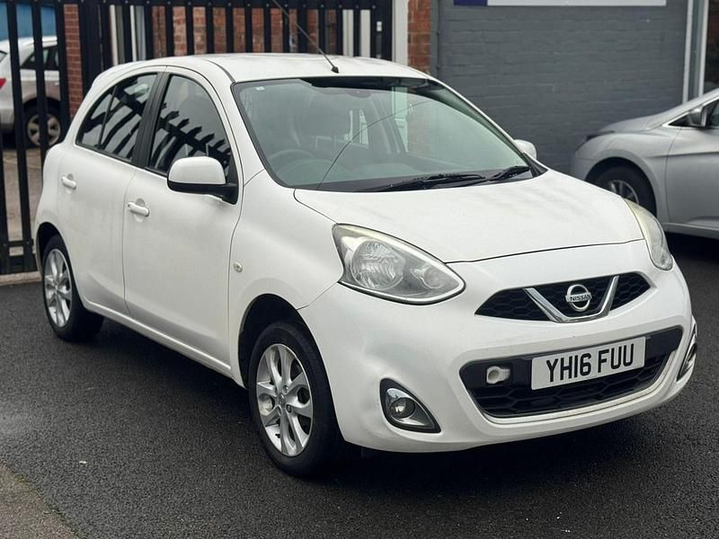 White Used 2016 Nissan Micra Acenta Hatchback | £2,899 (Good price) - Image 1/4