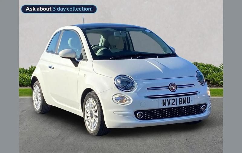 Used Fiat 500 Lounge 68 HP (50 kW) 2021 White Hatchback