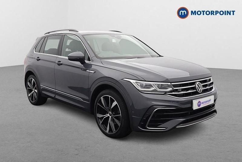 Grey Used 2021 VW Tiguan R-line SUV | £25,299 (A bit pricey) - Image 1/4