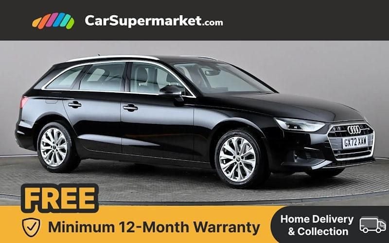 Black Used 2022 Audi A4 Comfort Estate | £16,997 (Good price) - Image 1/4