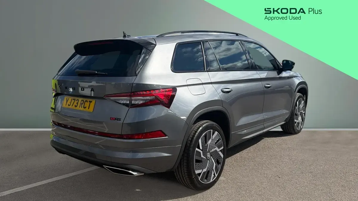 Used Skoda Kodiaq vRS 245 HP (180 kW) 2024 Grey SUV