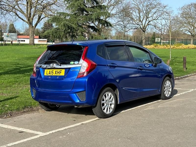 Used Honda Fit Hybrid 2015 Blue Hatchback